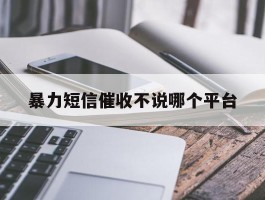 暴力短信催收不说哪个平台