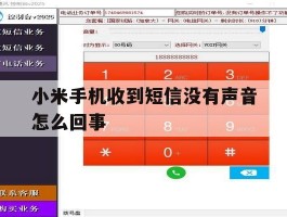 小米手机收到短信没有声音怎么回事