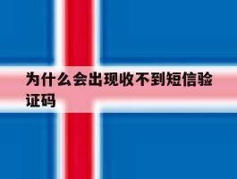 为什么会出现收不到短信验证码