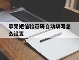 苹果短信验证码自动填写怎么设置