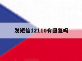 发短信12110有回复吗