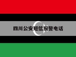 四川公安短信报警电话
