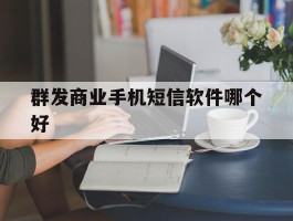 群发商业手机短信软件哪个好