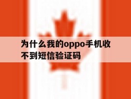 为什么我的oppo手机收不到短信验证码