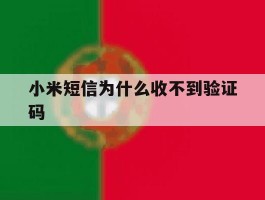 小米短信为什么收不到验证码