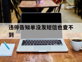 违停告知单没发短信也查不到