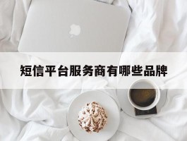 短信平台服务商有哪些品牌