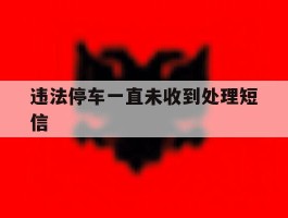 违法停车一直未收到处理短信