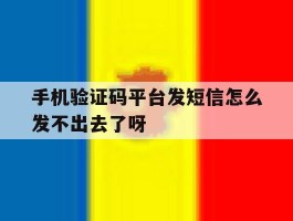 手机验证码平台发短信怎么发不出去了呀的简单介绍