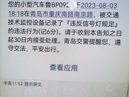 违章停车短信多久可以收到通知信息