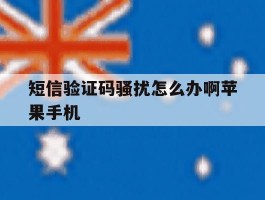 短信验证码骚扰怎么办啊苹果手机