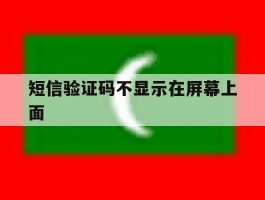 短信验证码不显示在屏幕上面