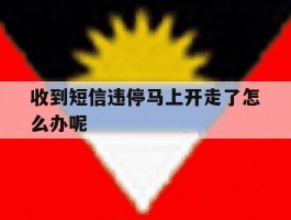 收到短信违停马上开走了怎么办呢